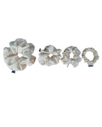 100% Естествена Коприна. Скрънчи – Ръчна Изработка | Кремаво