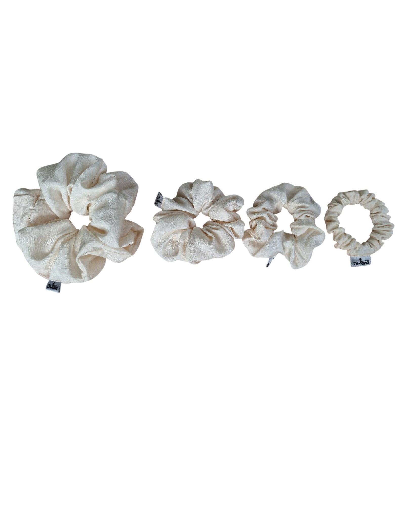 100% Естествена Коприна. Скрънчи – Ръчна Изработка | Кремаво