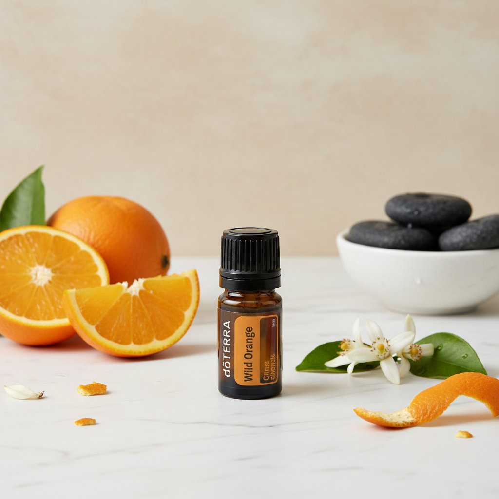 doTERRA Wild Orange 5ml Product Photography